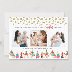 Cartes Pour Fêtes Annuelles Noël Trois rois 3 Photos