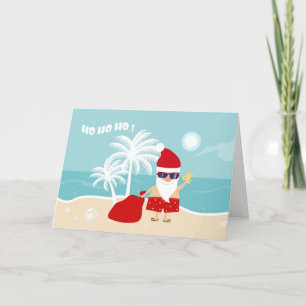Cartes Pour Fêtes Annuelles Noël tropical