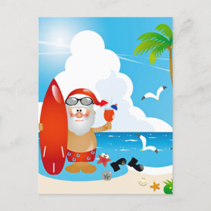Cartes Pour Fêtes Annuelles Noël tropical