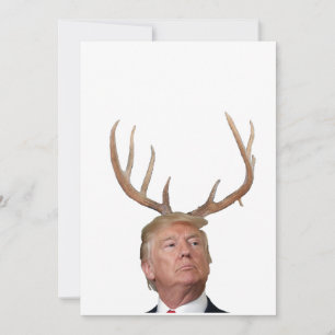 Cartes Pour Fêtes Annuelles Noël Trump : Monsieur le Président, cerf