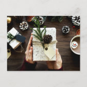 Cartes Pour Fêtes Annuelles Noël - Un moment de donner (Devant)