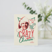 Cartes Pour Fêtes Annuelles Noël Vacances Fou À propos de Noël (Debout devant)