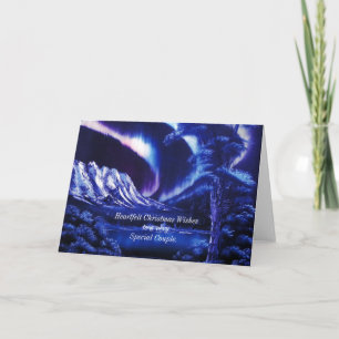 Cartes Pour Fêtes Annuelles Noël veut à un couple spécial