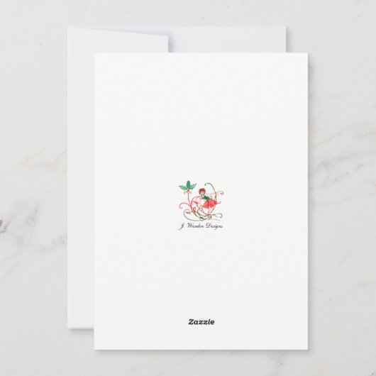 Cartes Pour Fêtes Annuelles Noël veut que nous soyons ensemble (Dos)