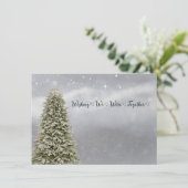 Cartes Pour Fêtes Annuelles Noël veut que nous soyons ensemble (Debout devant)