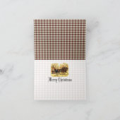 Cartes Pour Fêtes Annuelles Noël Victorian Sleigh Ride (Intérieur)