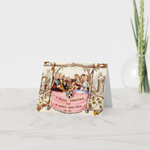 Cartes Pour Fêtes Annuelles Noël victorien