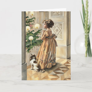 Cartes Pour Fêtes Annuelles Noël victorien