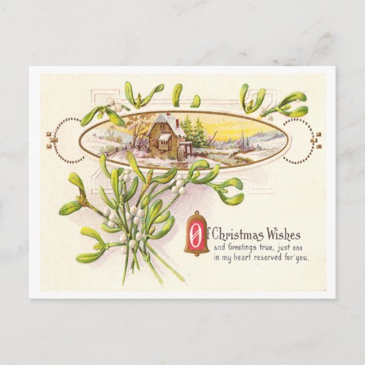 Cartes Pour Fêtes Annuelles Noël vintage (Devant)