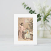 Cartes Pour Fêtes Annuelles Noël vintage (Debout devant)