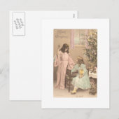 Cartes Pour Fêtes Annuelles Noël vintage (Devant / Derrière)