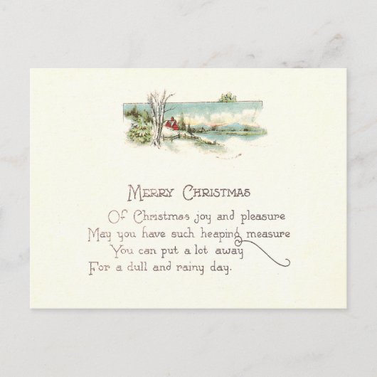 Cartes Pour Fêtes Annuelles Noël vintage (Devant)