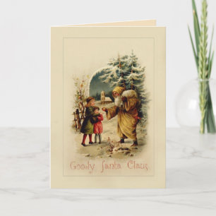 Cartes Pour Fêtes Annuelles Noël vintage