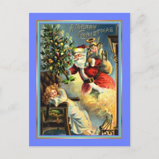 Cartes Pour Fêtes Annuelles Noël vintage (Devant)