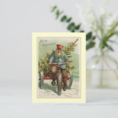 Cartes Pour Fêtes Annuelles Noël vintage (Debout devant)