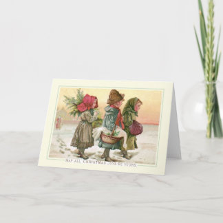 Cartes Pour Fêtes Annuelles Noël vintage