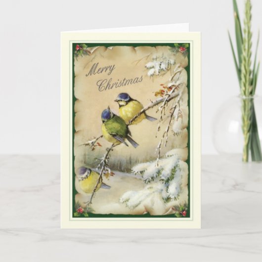 Cartes Pour Fêtes Annuelles Noël vintage (Devant)