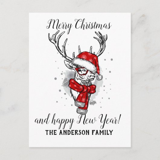 Cartes Pour Fêtes Annuelles Noël vintage (Devant)