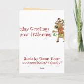 Cartes Pour Fêtes Annuelles Noël vintage (Dos)