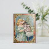 Cartes Pour Fêtes Annuelles Noël vintage (Debout devant)