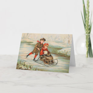 Cartes Pour Fêtes Annuelles Noël vintage