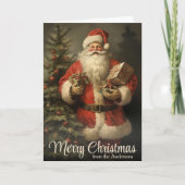 Cartes Pour Fêtes Annuelles Noël vintage (Devant)