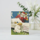 Cartes Pour Fêtes Annuelles Noël vintage (Debout devant)