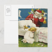 Cartes Pour Fêtes Annuelles Noël vintage (Devant / Derrière)
