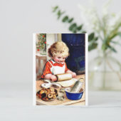 Cartes Pour Fêtes Annuelles Noël vintage (Debout devant)