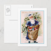 Cartes Pour Fêtes Annuelles Noël vintage (Devant / Derrière)