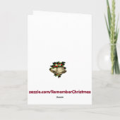 Cartes Pour Fêtes Annuelles Noël vintage (Dos)