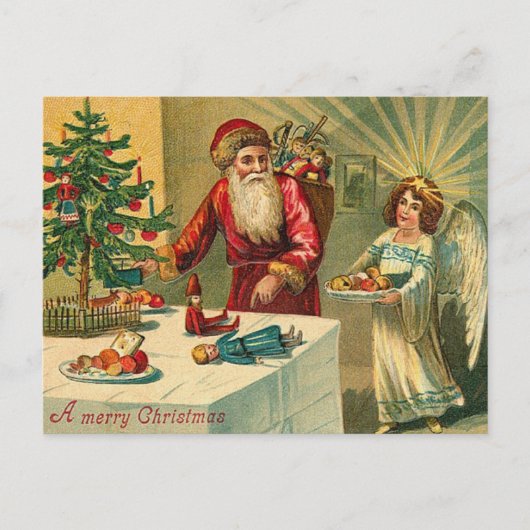Cartes Pour Fêtes Annuelles Noël vintage (Devant)