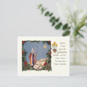 Cartes Pour Fêtes Annuelles Noël vintage (Debout devant)