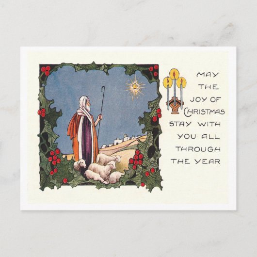 Cartes Pour Fêtes Annuelles Noël vintage (Devant)