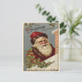 Cartes Pour Fêtes Annuelles Noël vintage (Debout devant)