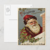 Cartes Pour Fêtes Annuelles Noël vintage (Devant / Derrière)