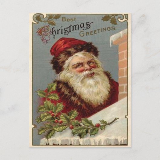 Cartes Pour Fêtes Annuelles Noël vintage (Devant)