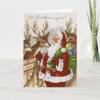 Cartes Pour Fêtes Annuelles Noël Vintage de nouveau