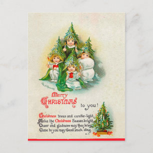 Cartes Pour Fêtes Annuelles Noël Vintage - Joyeux Noël pour vous