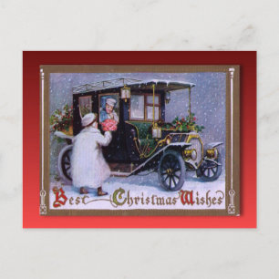 Cartes Pour Fêtes Annuelles Noël Vintage, Offre de fleurs