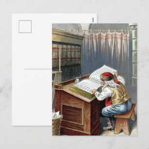 Cartes Pour Fêtes Annuelles Noël vintage, Saint Nicolas méchant ou gentil