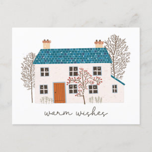 Cartes Pour Fêtes Annuelles Noël voeux chaleureux