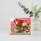 Cartes Pour Fêtes Annuelles Noël vous célèbre ! (Debout devant)