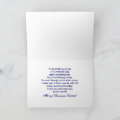 Cartes Pour Fêtes Annuelles Noël - vous manquant - chiot triste (Intérieur)