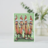 Cartes Pour Fêtes Annuelles Noël Weiner (Debout devant)