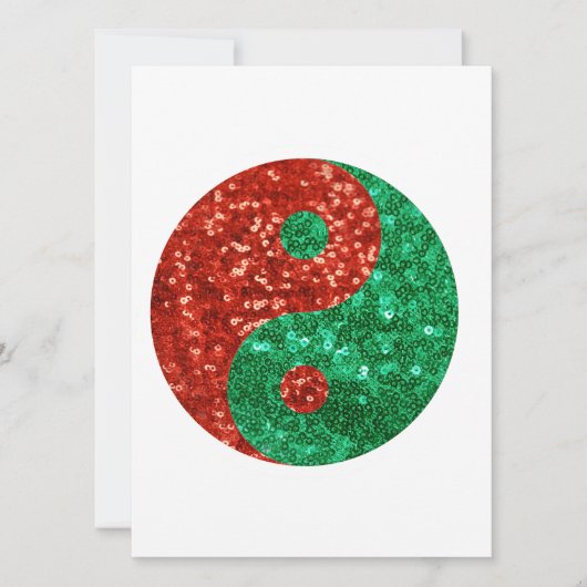 Cartes Pour Fêtes Annuelles noël yin yang (Devant)
