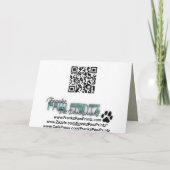 Cartes Pour Fêtes Annuelles Noël - Yorkie - Kensey (Dos)