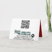 Cartes Pour Fêtes Annuelles Noël - Yorkie - Sunny (Dos)