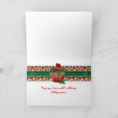 Cartes Pour Fêtes Annuelles Noël Zebra Leopard Heart Cupcake Ruby (Intérieur)