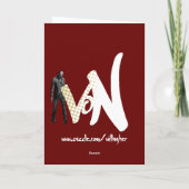 Cartes Pour Fêtes Annuelles noël zombie (Dos)